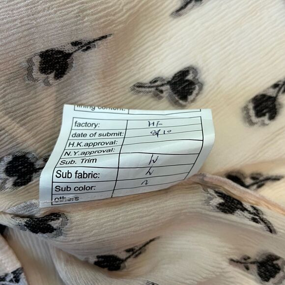 Rebecca Taylor Silk Tulip Print Top 2 - Picture 6 of 8